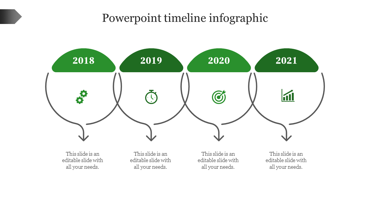 Free - Use PowerPoint Timeline Infographic Slide Template